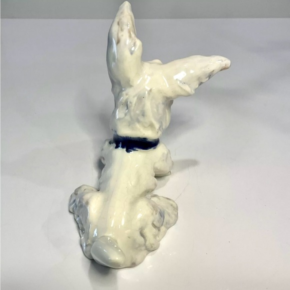 Austrian GOLDSCHEIDER MEISINGER Porcelain Scottie Dog Figurine 1930’s Signed - Picture 6 of 14